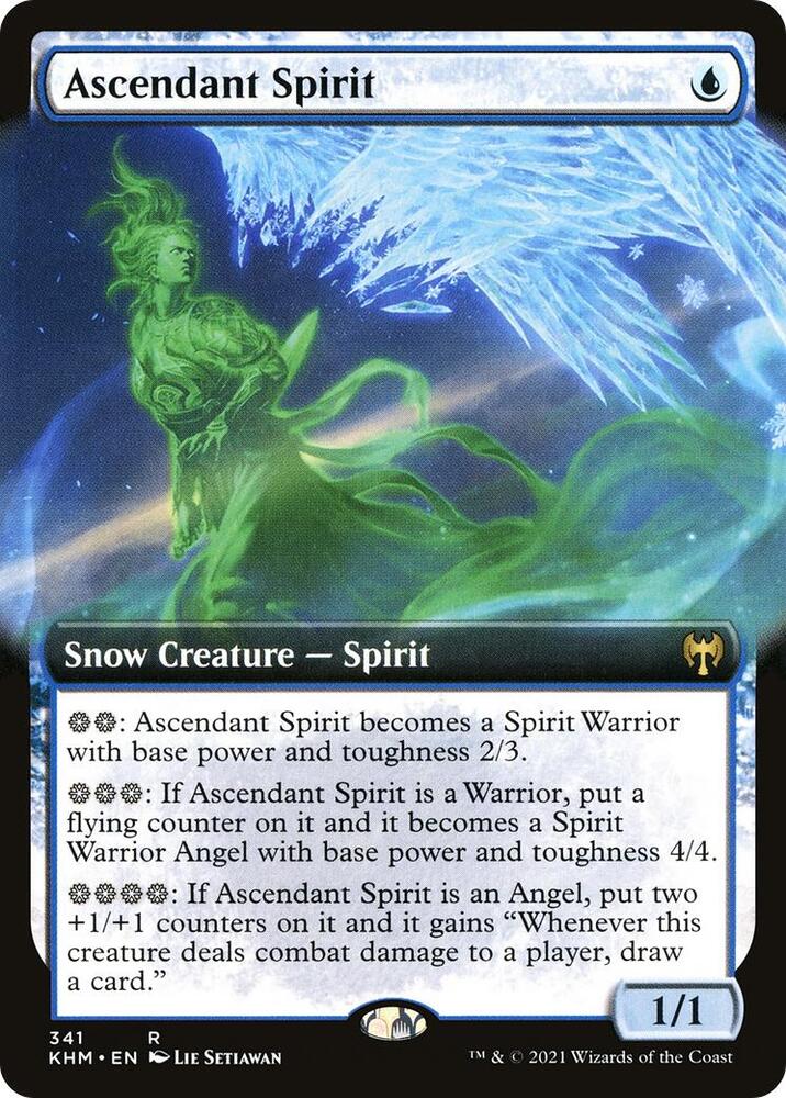 Ascendant Spirit (Extended Art) (341) [Kaldheim] [Extended Art]