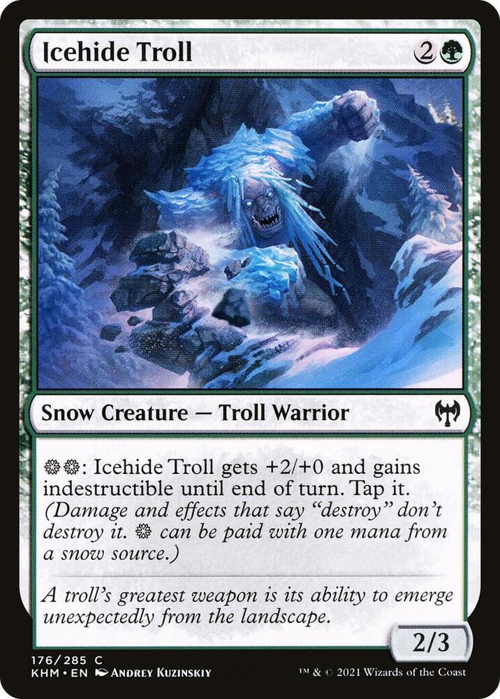 Icehide Troll (176) [Kaldheim]