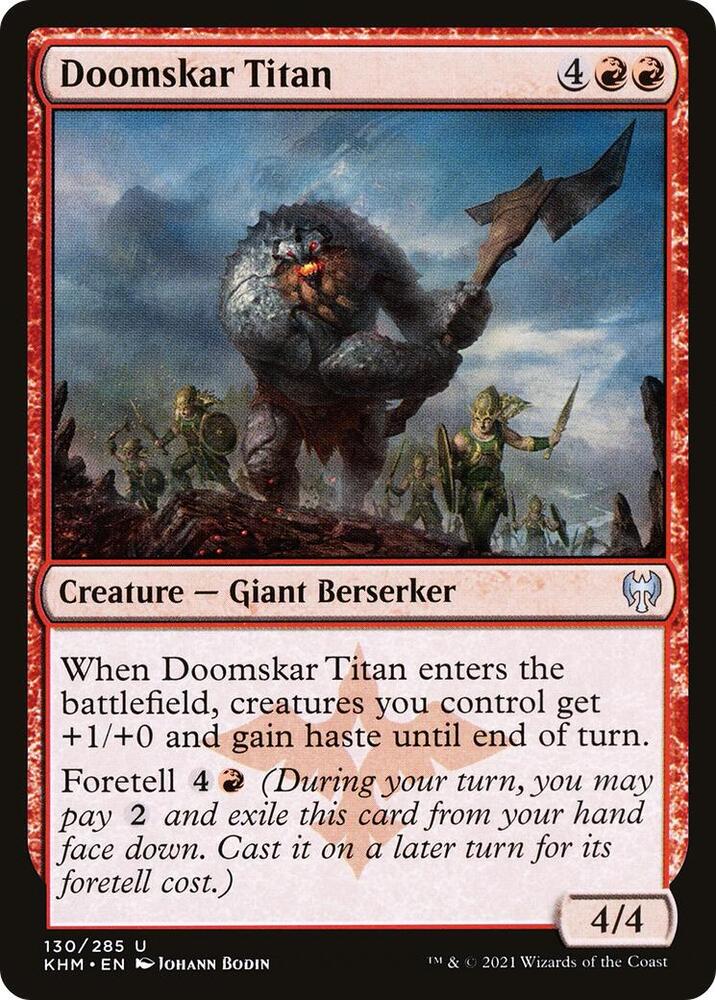 Doomskar Titan (130) [Kaldheim]