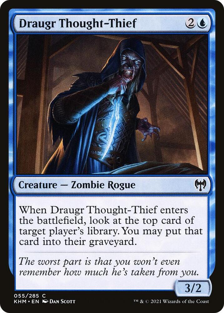 Draugr Thought-Thief (55) [Kaldheim]