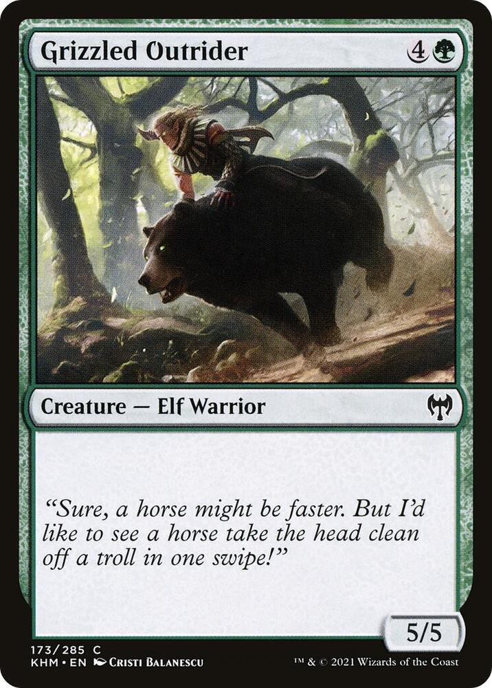 Grizzled Outrider (173) [Kaldheim]