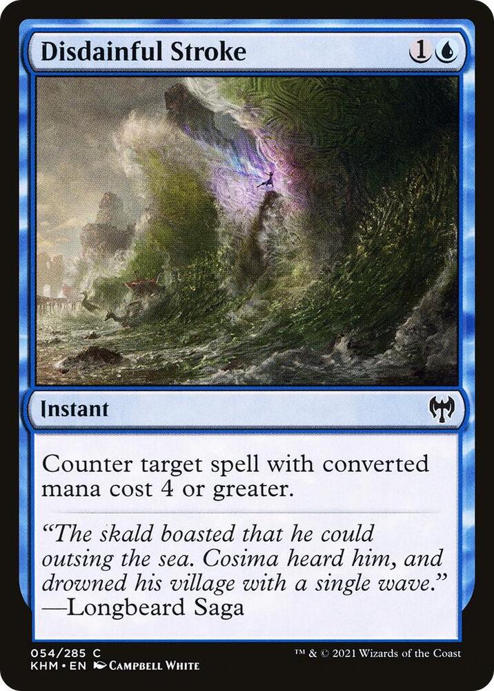 Disdainful Stroke (54) [Kaldheim]