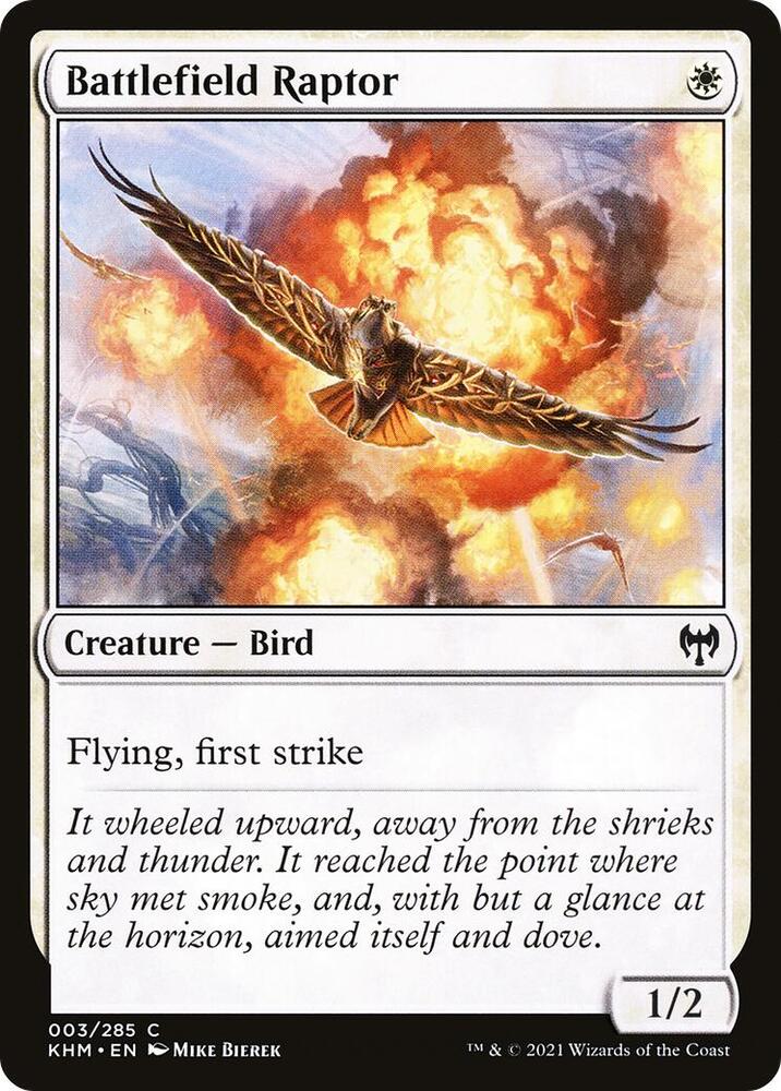 Battlefield Raptor (3) [Kaldheim]
