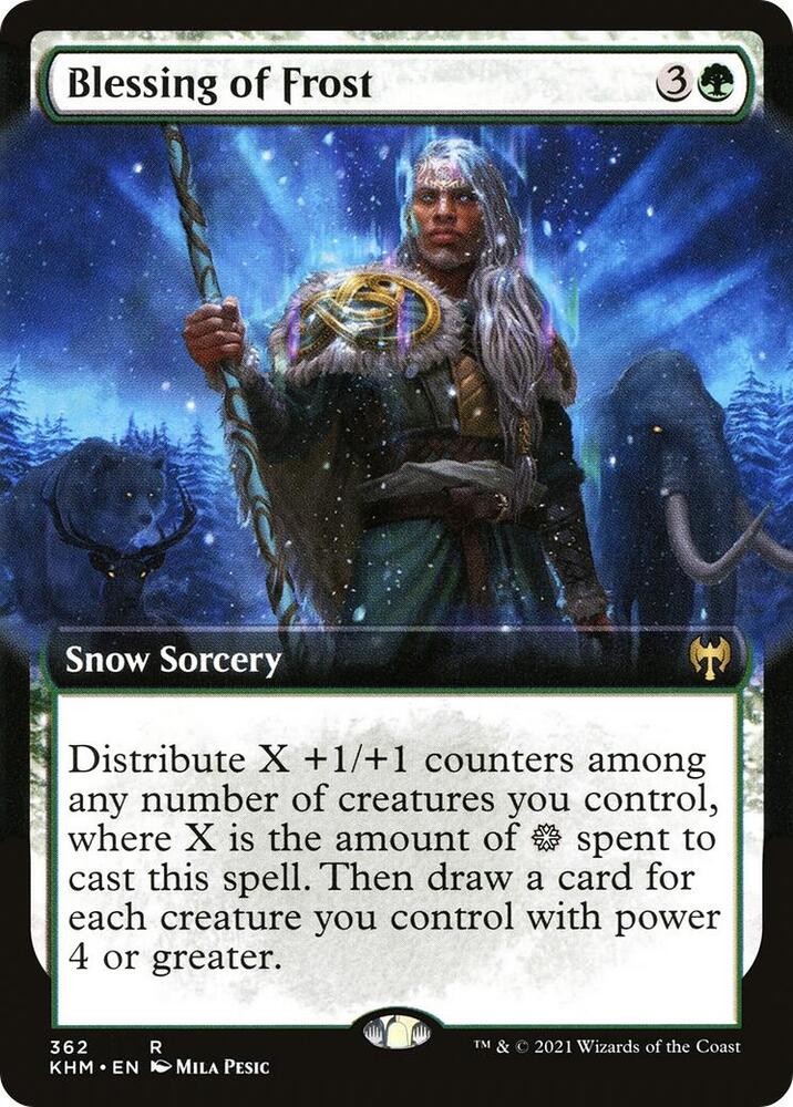 Blessing of Frost (Extended Art) (362) [Kaldheim] [Extended Art]