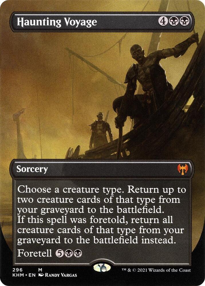 Haunting Voyage (Borderless) (296) [Kaldheim] [Borderless]