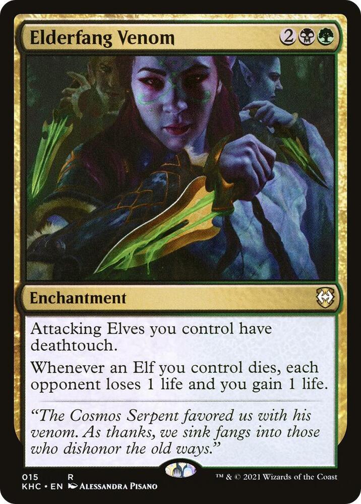 Elderfang Venom (15) [Kaldheim Commander]
