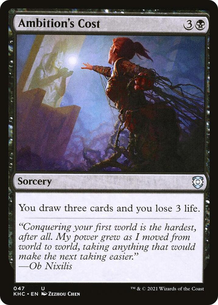Ambition's Cost (47) [Kaldheim Commander]