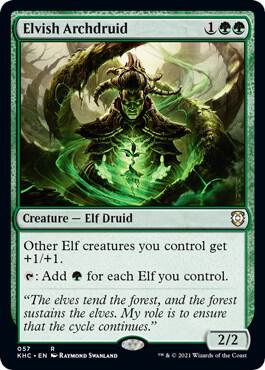 Elvish Archdruid (57) [Kaldheim Commander]