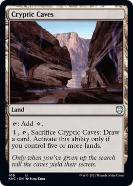 Cryptic Caves (109) [Kaldheim Commander]