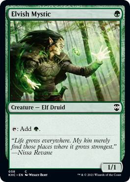 Elvish Mystic (58) [Kaldheim Commander]