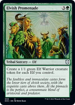 Elvish Promenade (59) [Kaldheim Commander]