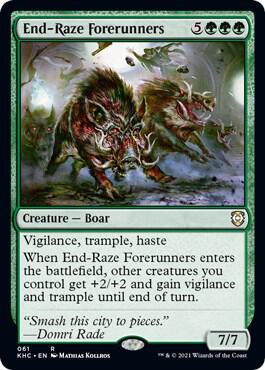 End-Raze Forerunners (61) [Kaldheim Commander]
