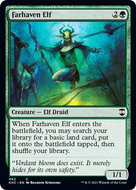 Farhaven Elf (62) [Kaldheim Commander]