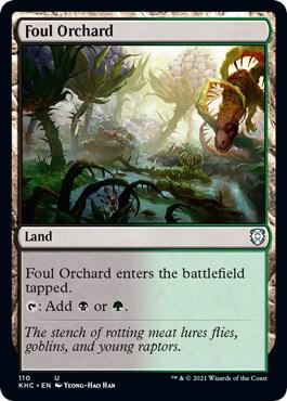 Foul Orchard (110) [Kaldheim Commander]