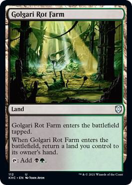 Golgari Rot Farm (112) [Kaldheim Commander]