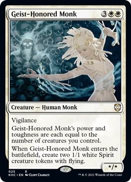 Geist-Honored Monk (25) [Kaldheim Commander]