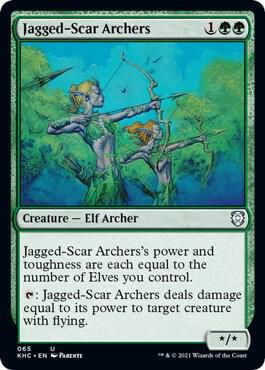 Jagged-Scar Archers (65) [Kaldheim Commander]
