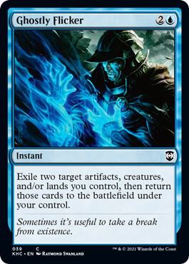 Ghostly Flicker (39) [Kaldheim Commander]
