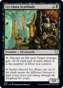 Lys Alana Scarblade (50) [Kaldheim Commander]