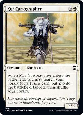 Kor Cartographer (28) [Kaldheim Commander]