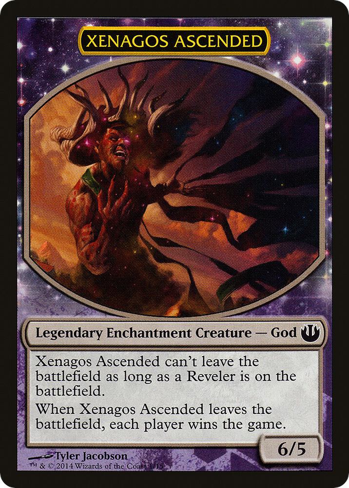 Xenagos Ascended (1) [Hero's Path Promos]