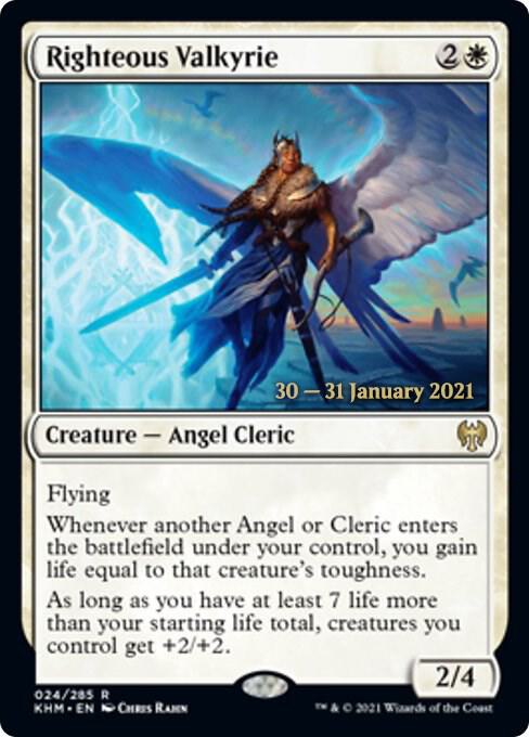Righteous Valkyrie (24) [Prerelease Cards]
