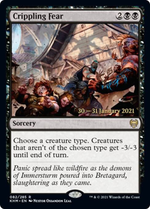 Crippling Fear (82) [Prerelease Cards]