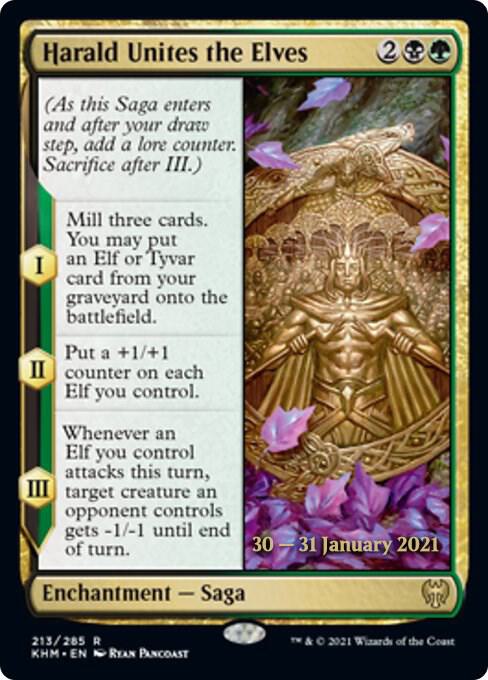 Harald Unites the Elves (213) [Prerelease Cards]
