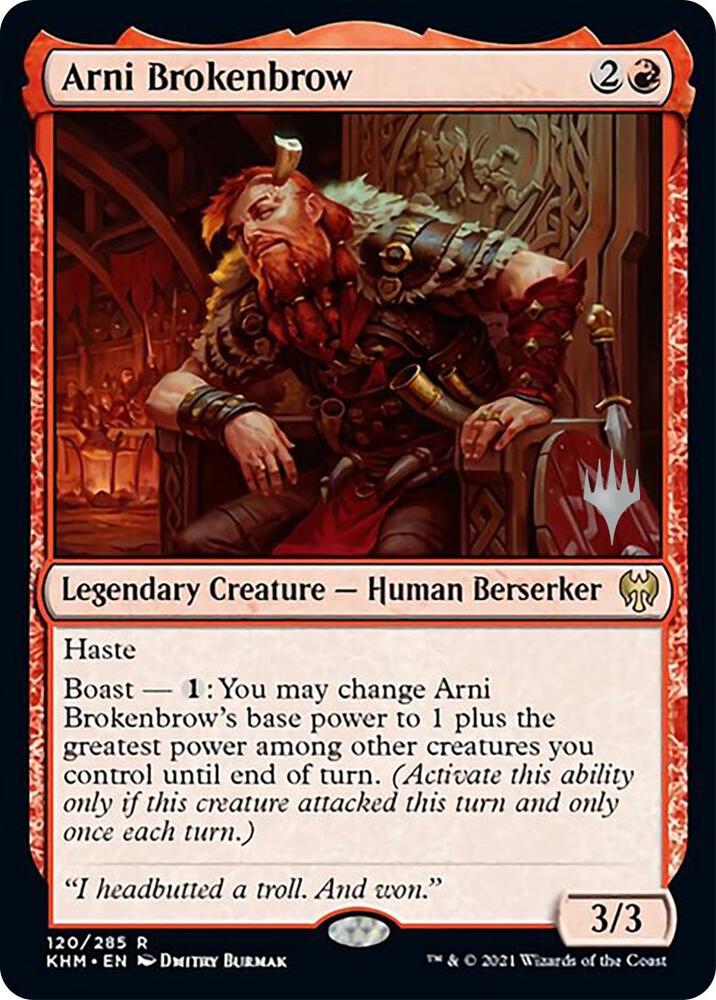 Arni Brokenbrow (120) [Kaldheim Promos]