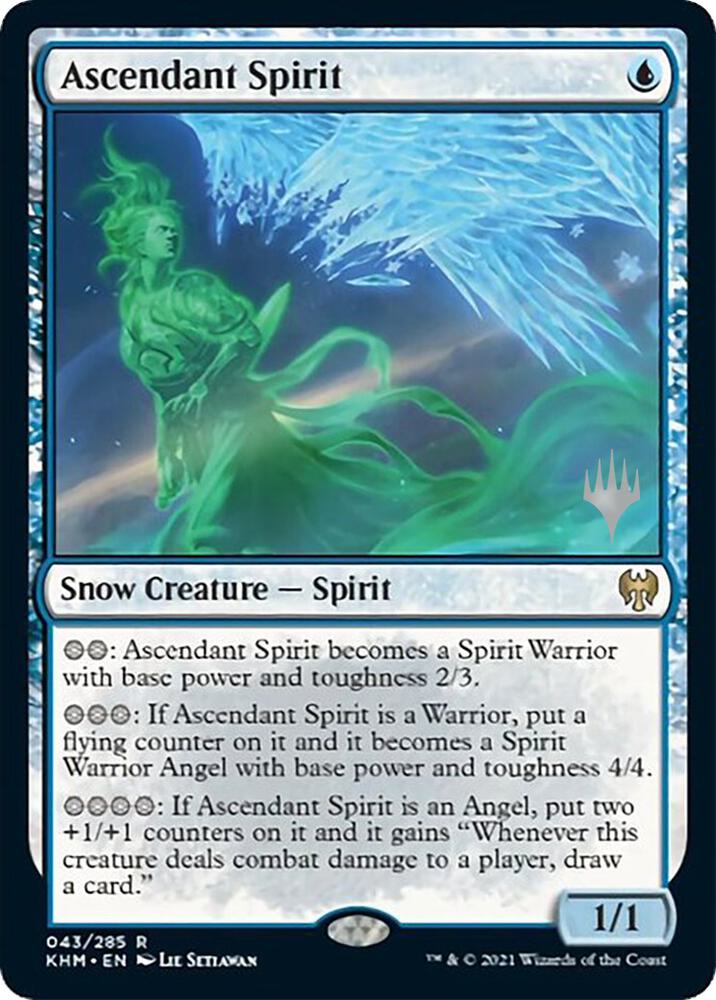 Ascendant Spirit (43) [Kaldheim Promos]