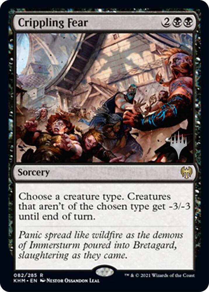 Crippling Fear (82) [Kaldheim Promos]