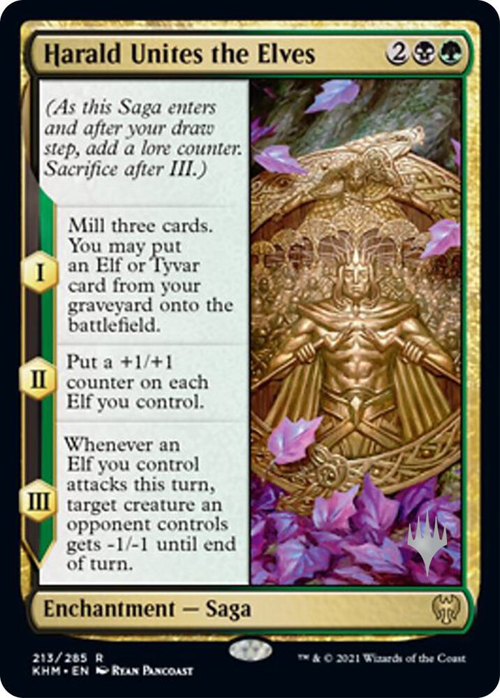 Harald Unites the Elves (213) [Kaldheim Promos]