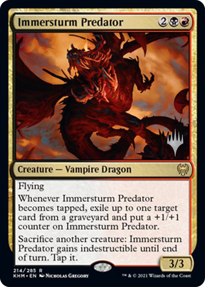 Immersturm Predator (214) [Kaldheim Promos]
