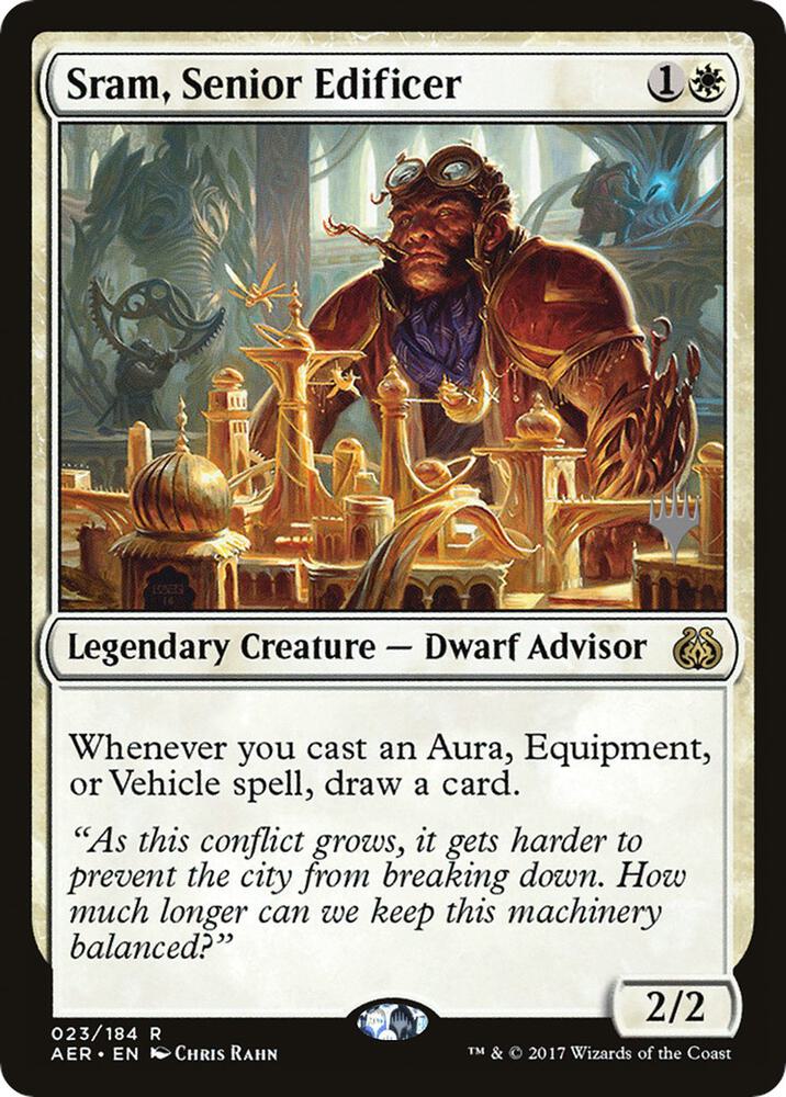 Sram, Senior Edificer (23p) [Kaldheim Promos]