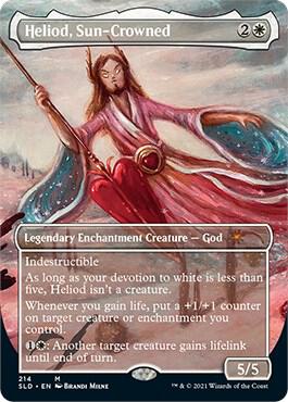 Heliod, Sun-Crowned (214) [Secret Lair Drop] [Borderless]