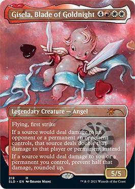 Gisela, Blade of Goldnight (218) [Secret Lair Drop] [Borderless]