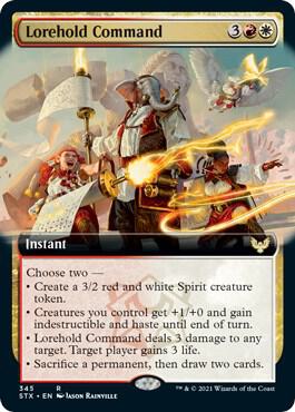 Lorehold Command (Extended Art) (345) [Strixhaven: School of Mages] [Extended Art]
