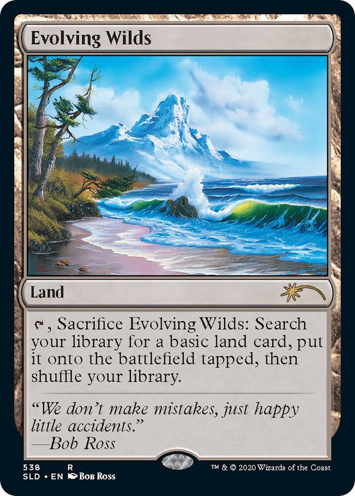 Evolving Wilds (Bob Ross) (538) [Secret Lair Drop]
