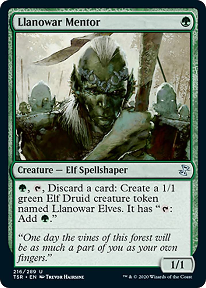 Llanowar Mentor (216) [Time Spiral Remastered]