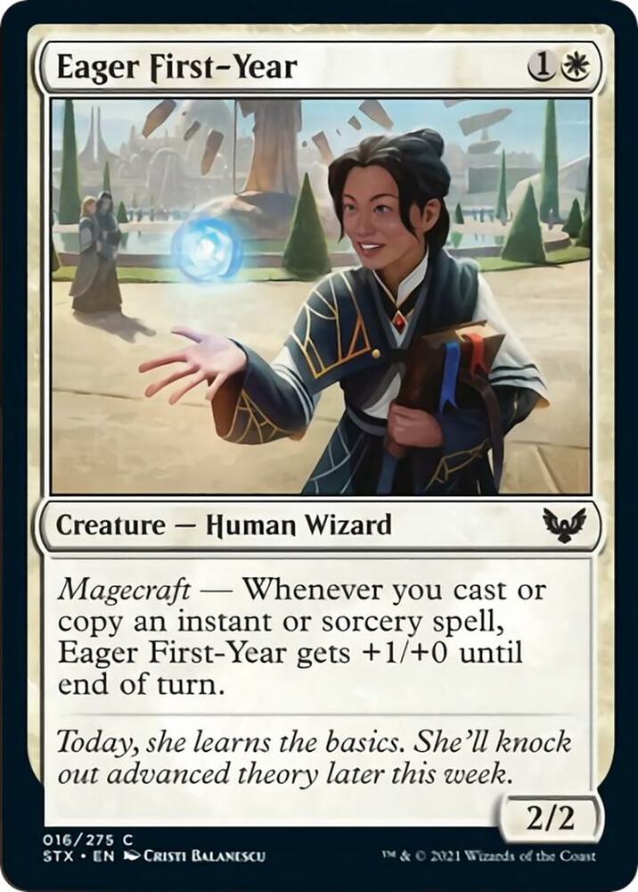 Eager First-Year (16) [Strixhaven: School of Mages]