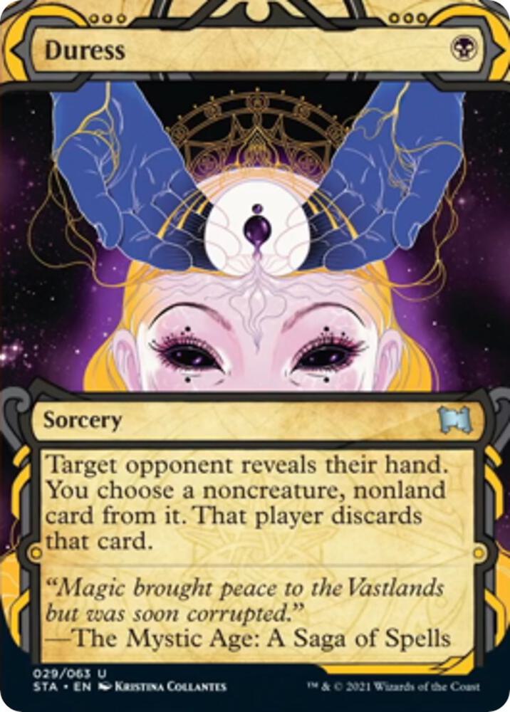 Duress (29) [Strixhaven Mystical Archive] [Showcase, Borderless]