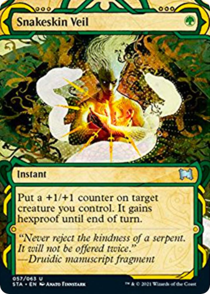 Snakeskin Veil (57) [Strixhaven Mystical Archive] [Showcase, Borderless]