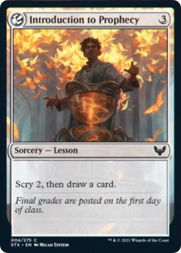 Introduction to Prophecy (4) [Strixhaven: School of Mages]