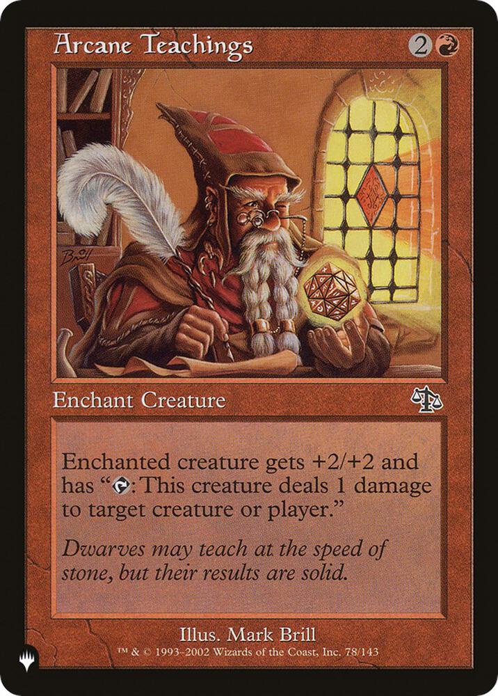 Arcane Teachings (78/143) [The List]