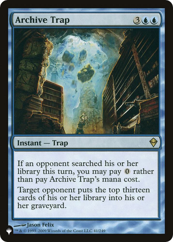 Archive Trap (41/249) [The List]