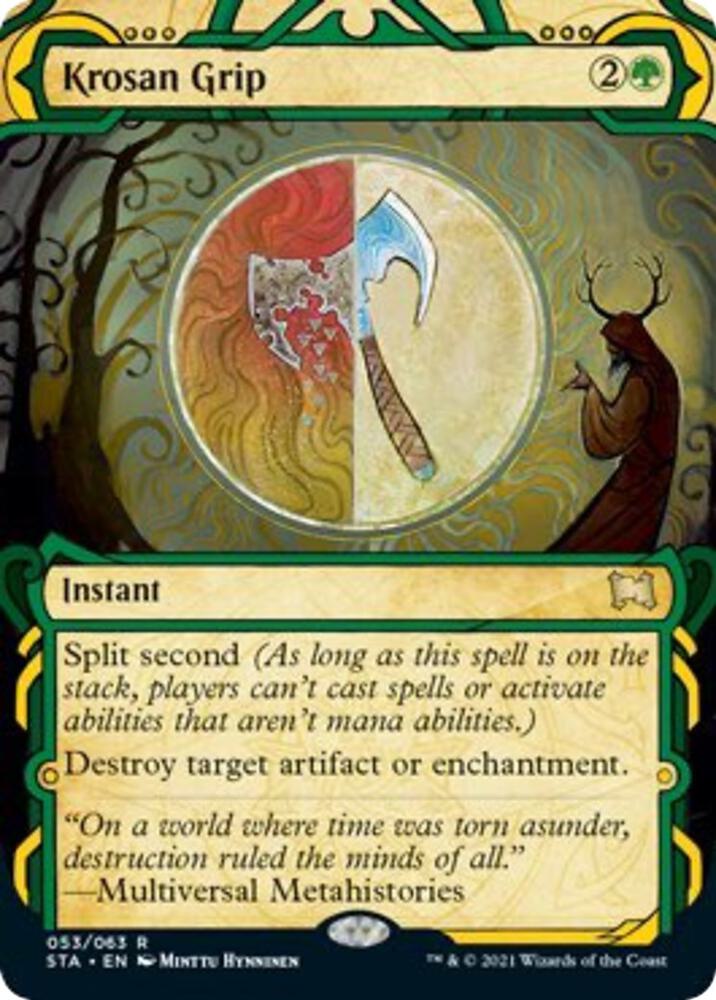 Krosan Grip (53) [Strixhaven Mystical Archive] [Showcase, Borderless]