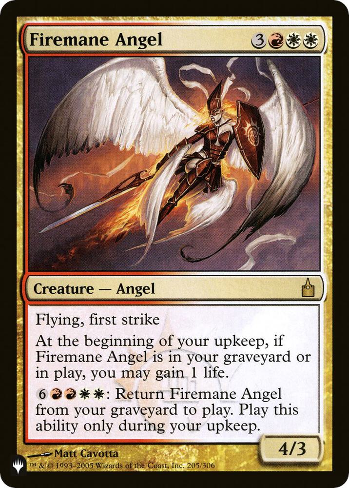 Firemane Angel (205/306) [The List]