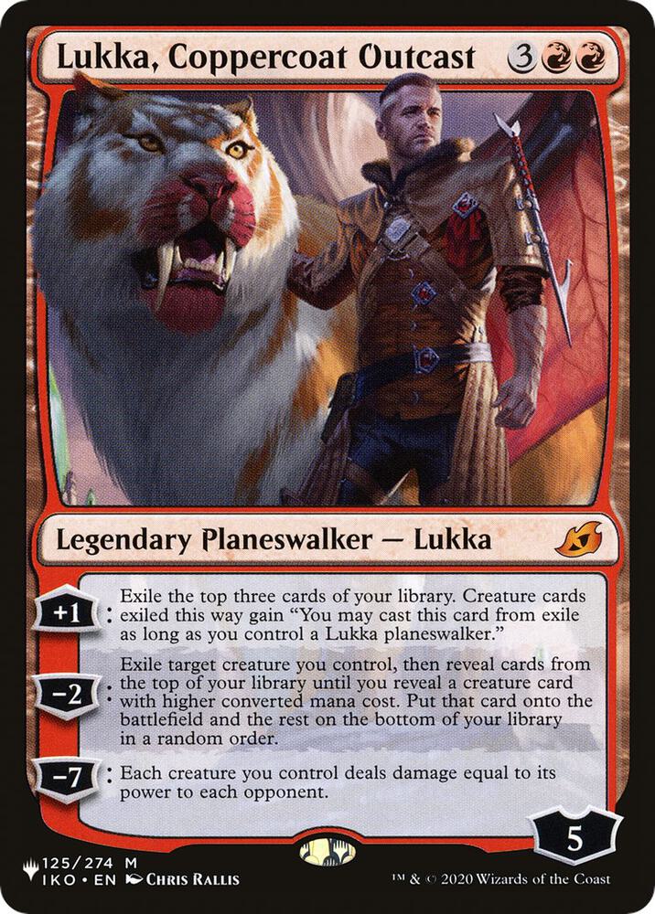 Lukka, Coppercoat Outcast (125/274) [The List]