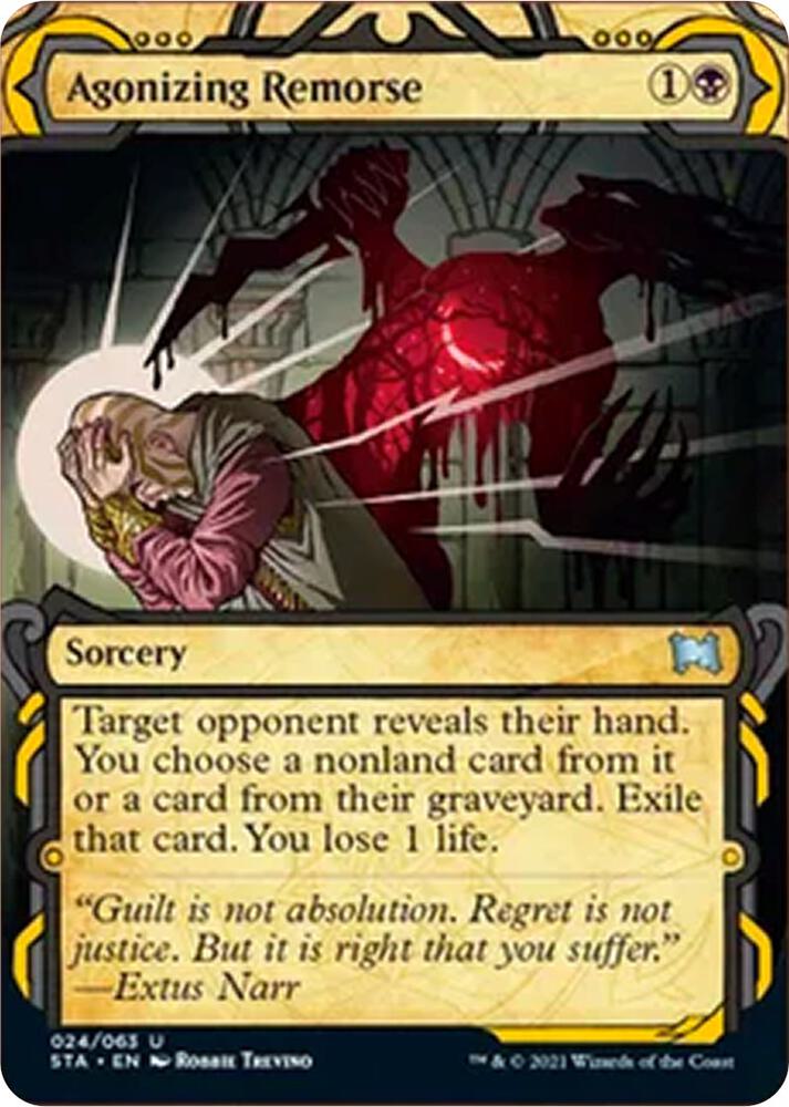 Agonizing Remorse (24) [Strixhaven Mystical Archive] [Showcase, Borderless]