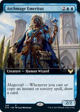 Archmage Emeritus (Extended Art) (295) [Strixhaven: School of Mages] [Extended Art]